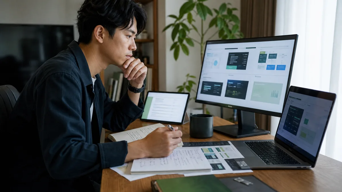 社会人向けITスクールの選び方｜目的から逆算する判断基準について、教材と計画を確認する社会人