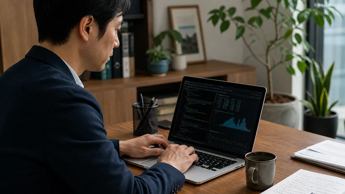 Pythonを仕事で使えるレベルまで学ぶには何が必要かについて、教材と計画を確認する社会人